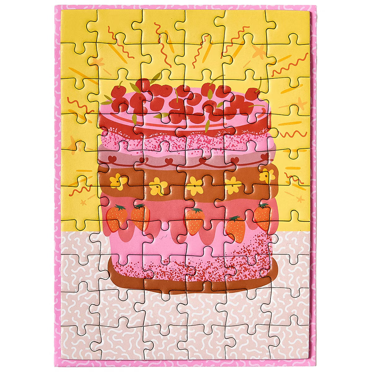 Sweet Birthday - Greeting Card Jigsaw Puzzle