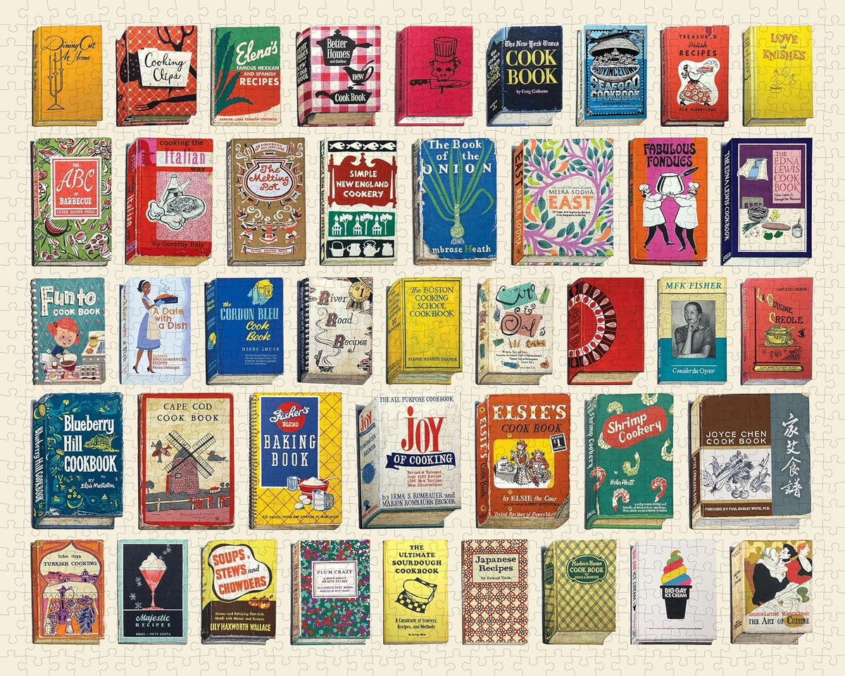 Classic Cookbooks: 1000 Piece Puzzle