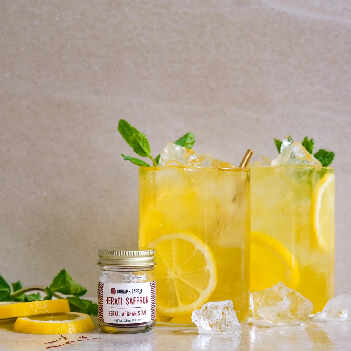 Burlap & Barrel Herati Saffron