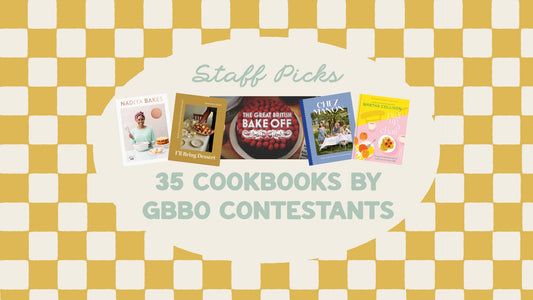 35 cookbooks by Great British Bake Off contestants