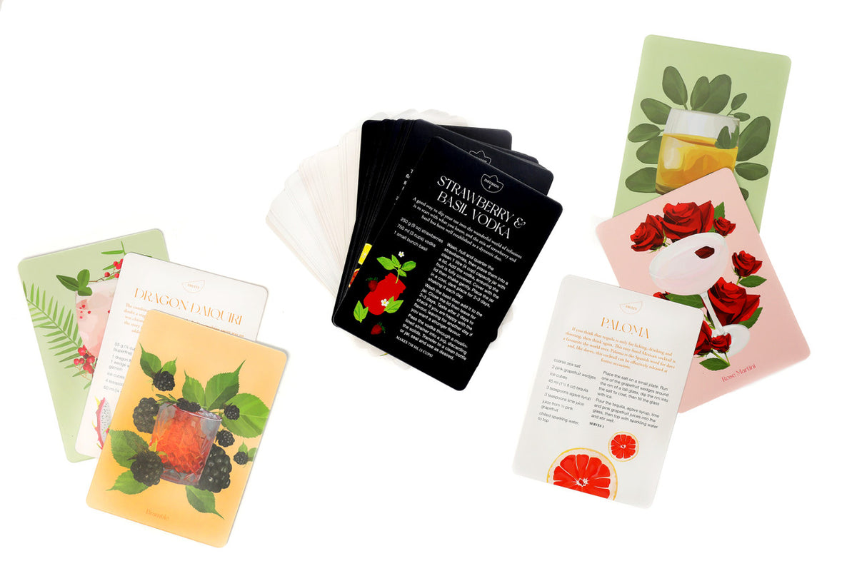 The Botanical Cocktail Deck of Cards: 50 Cocktail Recipe Cards Inspired by Nature