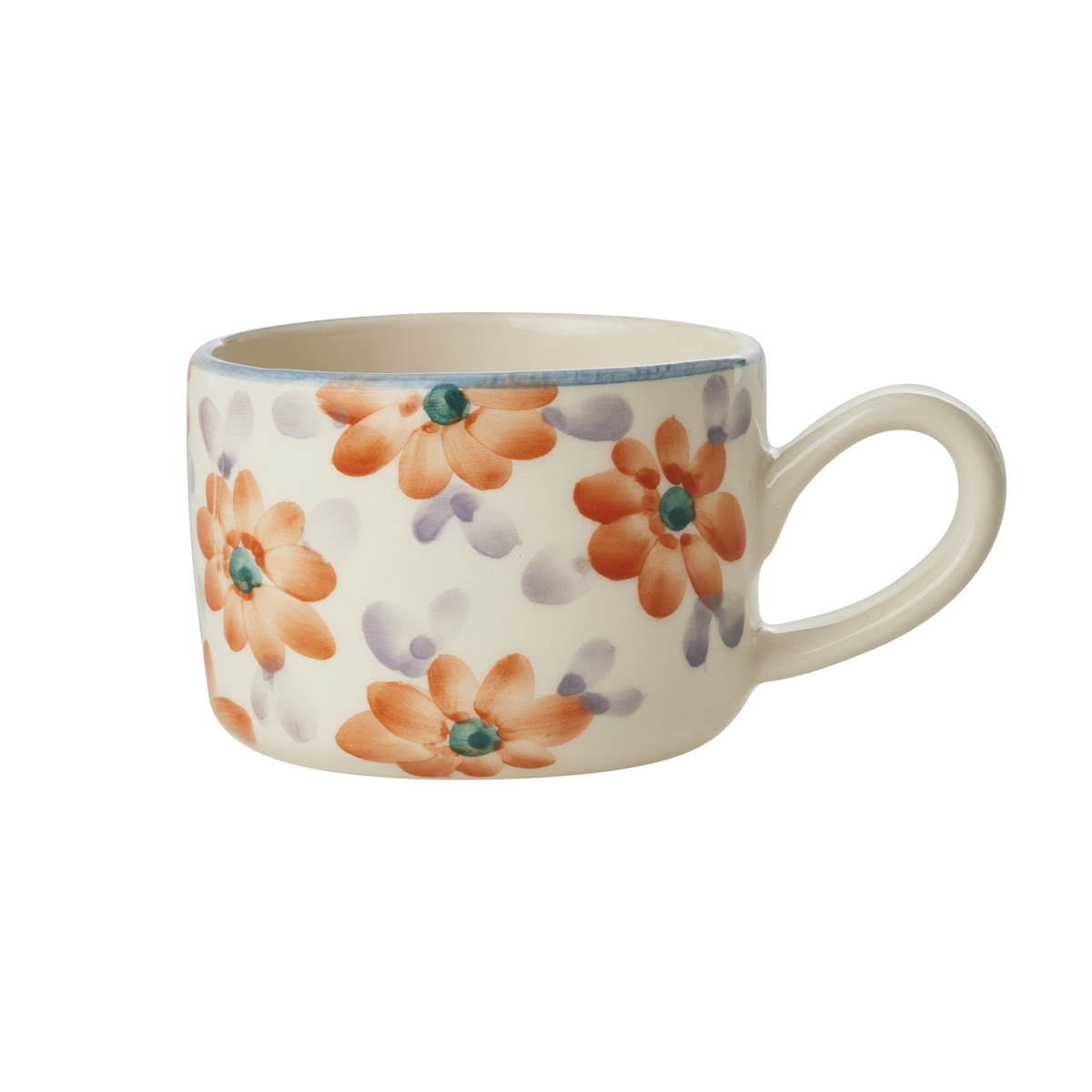 Hand-Painted Cappuccino Cup