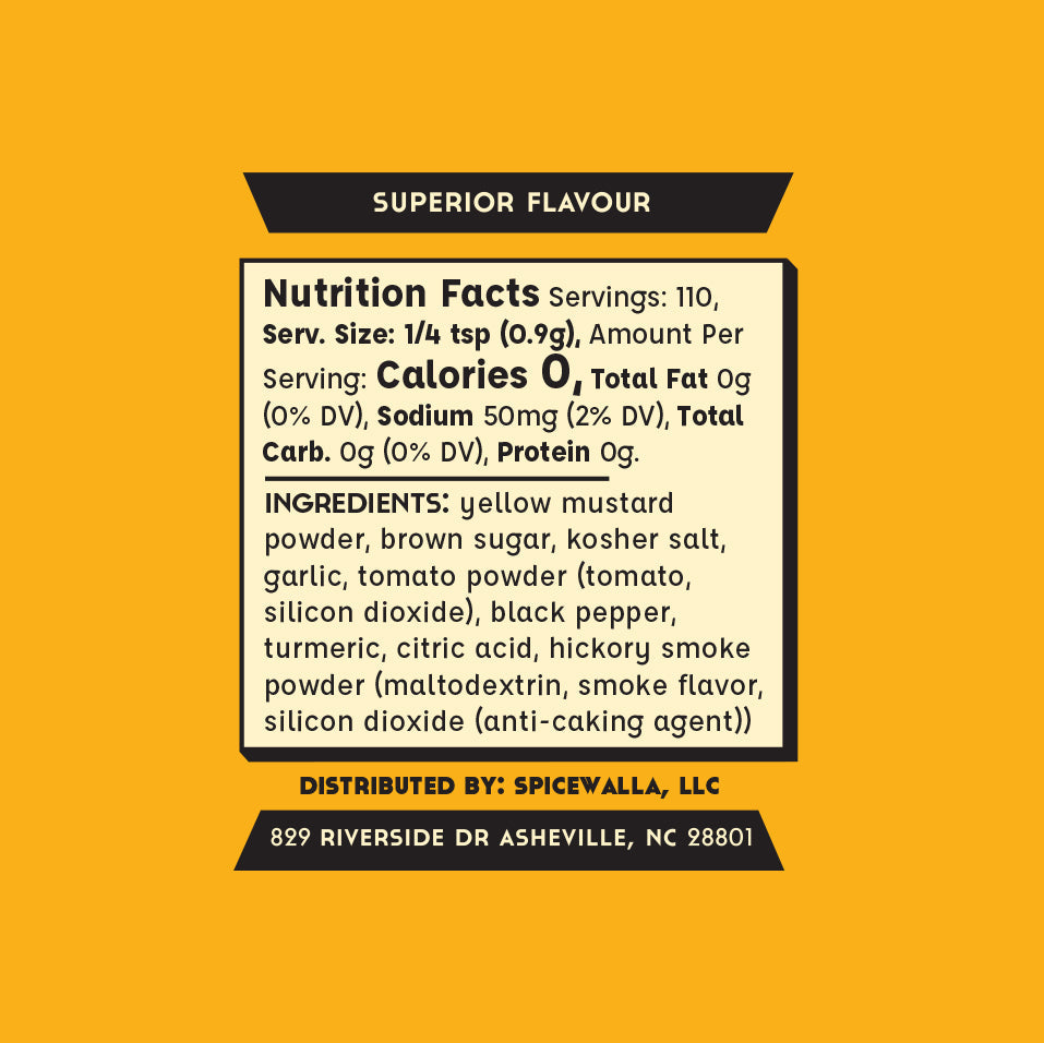 Spicewalla Carolina Mustard BBQ Rub