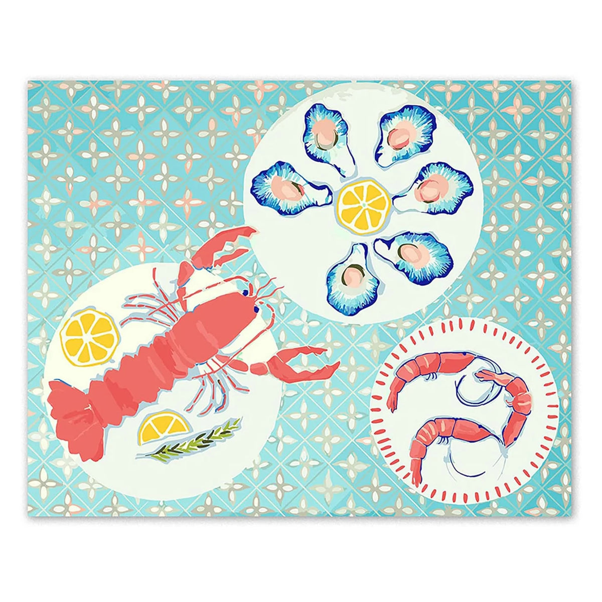 Dining on the Rocks Paint by Numbers Kit & Canvas