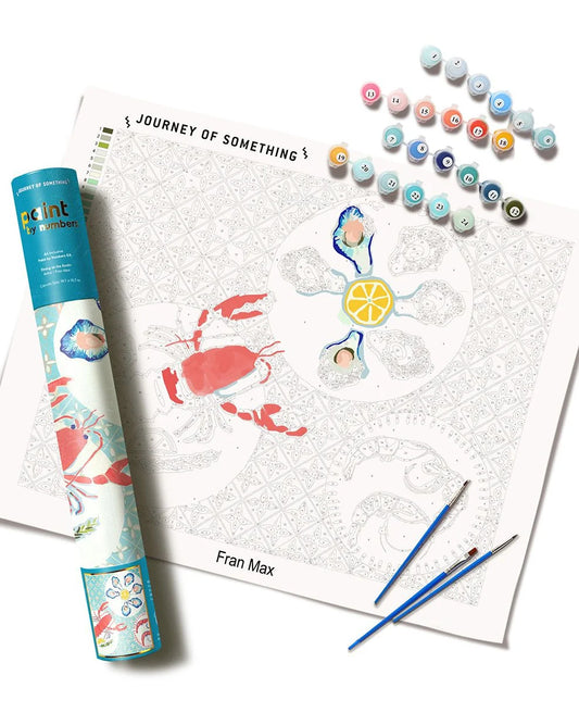 Dining on the Rocks Paint by Numbers Kit & Canvas