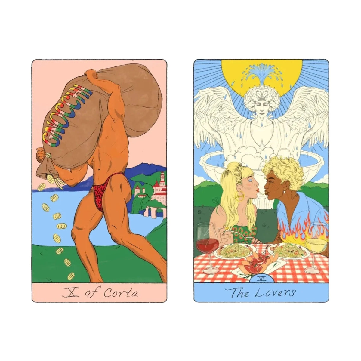 The Pasta Tarot: A 78-Card Deck for Delicious Divination (Tarot Cards)