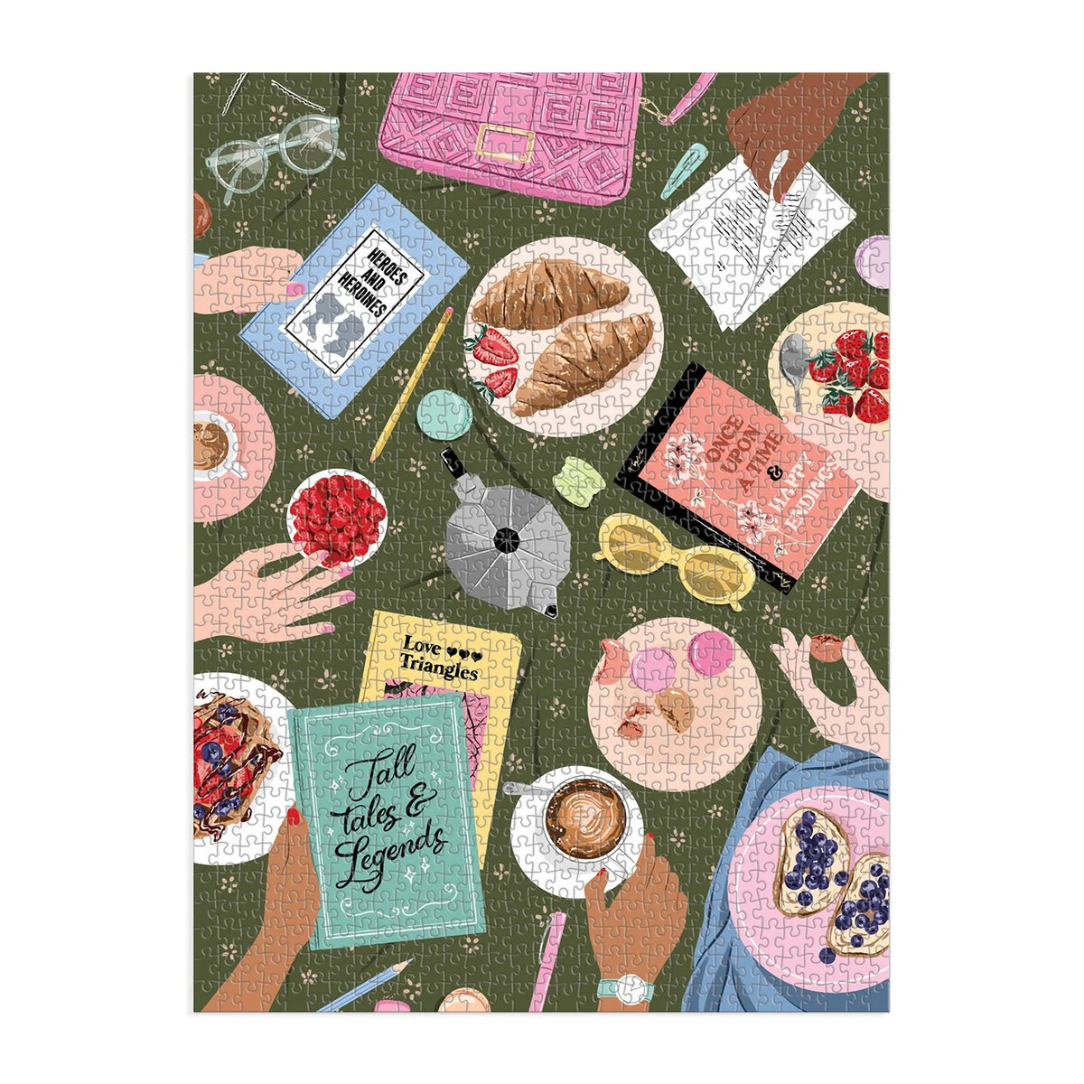 Reader's Society 1000 Piece Puzzle in Square Box