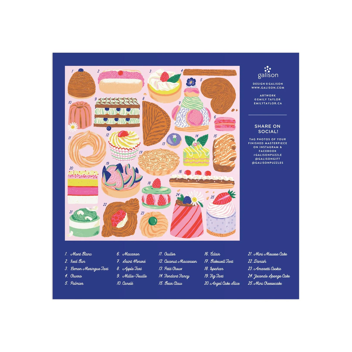 Sweet Confections 500 Piece Puzzle