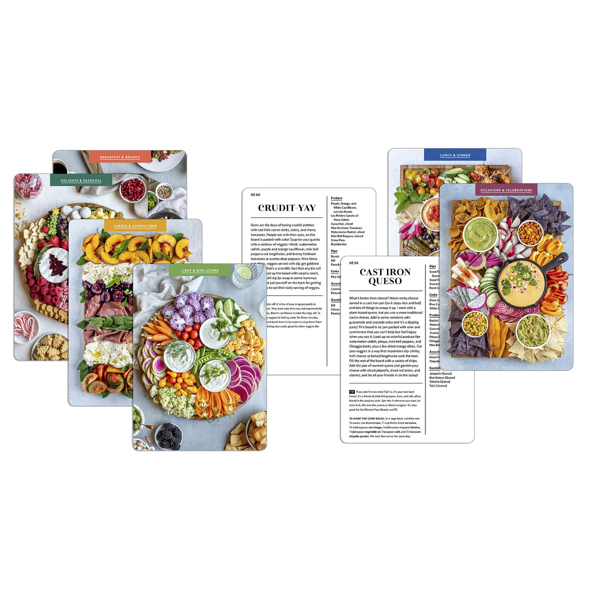 The Cheese Board Deck: 50 Cards for Styling Spreads, Savory and Sweet