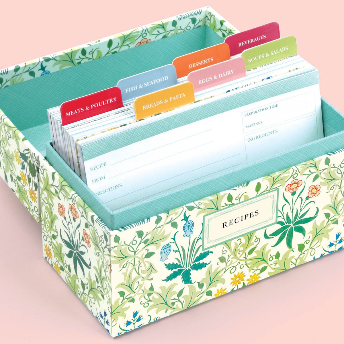 Victoria & Albert Museum William Morris Recipe Box