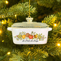 Mini Spice of Life Ornament – Corning Ware–Inspired Casserole